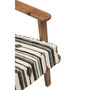 Cefena Armchair with Angular Arms