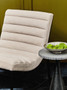 Vogue Ivory Velvet  Lounge Chair