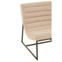 Vogue Ivory Velvet Cocktail Chair