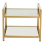 Vogue Matte Gold End Table