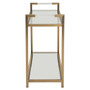 Vogue Matte Gold Console Table