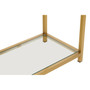 Vogue Matte Gold Console Table