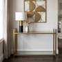 Vogue Matte Gold Console Table