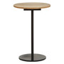 Corra Side Table with Wooden Marble Top