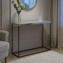 Akola Silver Console Table