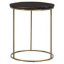 Aris Black and Gold Side Table