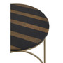 Aris Black and Gold Side Table