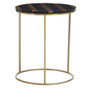 Aris Black and Gold Side Table