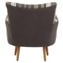 Cefena Grey And White Chair