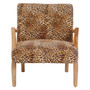 Cefena Leopard Print Chair