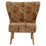 Cefena Black Velvet Chair