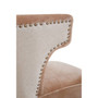 Cefena Brown Linen Chair