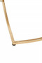 Kia Black Marble and Gold Side Table Kia Black Marble and Gold Side Table