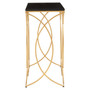 Kia Black and Gold Console Table