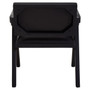 Buffalo Black Leather Armchair