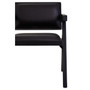 Buffalo Black Leather Armchair