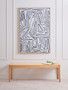 Cebu Natural Cane and Beech Wood Bench