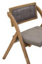Cebu Grey Wash Elm Wood Folding Chair