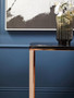 Allure Square Black Faux Marble End Table