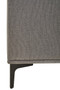 Toulon 3 Seat Grey Fabric Left Chaise Sofa