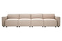 Toulouse Natural Fabric Left Arm Sofa Toulouse Natural Fabric Left Arm Sofa