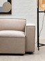 Toulouse Natural Fabric Left Arm Sofa Toulouse Natural Fabric Left Arm Sofa