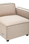 Toulouse Natural Fabric Left Arm Sofa Toulouse Natural Fabric Left Arm Sofa