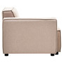 Toulouse Natural Fabric Left Arm Modular Sofa