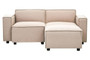 Toulouse Natural Fabric Left Arm Modular Sofa