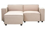 Toulouse Natural Fabric Left Arm Modular Sofa