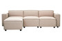 Toulouse Natural Fabric Right Arm Sofa