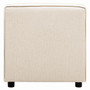 Toulouse Cream Fabric Armless Sofa. Toulouse Cream Fabric Armless Sofa.