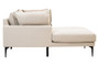 Troyes Cream Three Seat Left Chaise Sofa