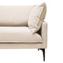 Troyes Cream Three Seat Left Chaise Sofa