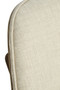 Vinsi Beige Fabric and Washed Elm Wood Chair