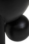 Walsa Black Finish Mango Wood Ball Detail Side Table