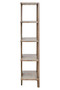 Torello Five Tier Grey Mango Wood Shelf Unit
