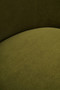 Darla Forest Green Curved Velvet Chair