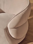 Darla Stone Velvet Curved Chair