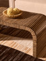 Bambusa Bamboo Inlay Curved Coffee Table