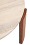 Palermo Round Travertine Top Large Coffee Table
