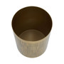 Allegra Gold Finish Aluminium Waste Bin