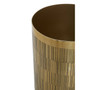 Allegra Gold Finish Aluminium Waste Bin