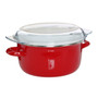 Telo Red Enamel on Steel Deep Fryer
