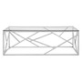 Allure Stainless Steel Geometric Coffee Table