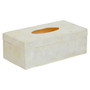 Palu White Tissue Box