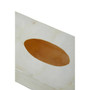 Palu White Tissue Box