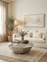 Allure Silver Diamond Cut Coffee Table