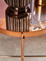 Allure Pink Mirror Low Side Table