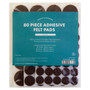 Feltrini 80 Pieces Brown Adhesive Felt Pads